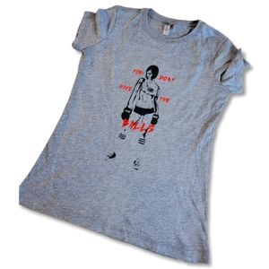 Dirty Wod Gear, You don't have the Balls Tee Women's Gray
